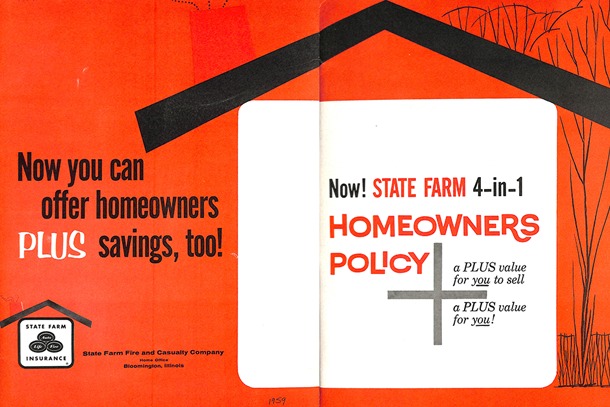 Early homeowners insurance advertisement