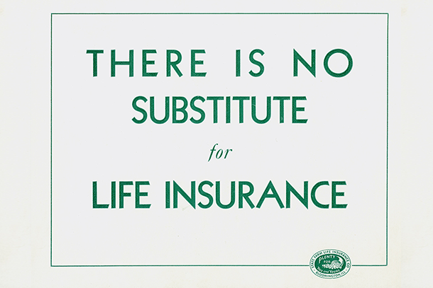 Early life insurance advertisement